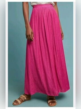 Anthropologie Paisley Maxi Skirt